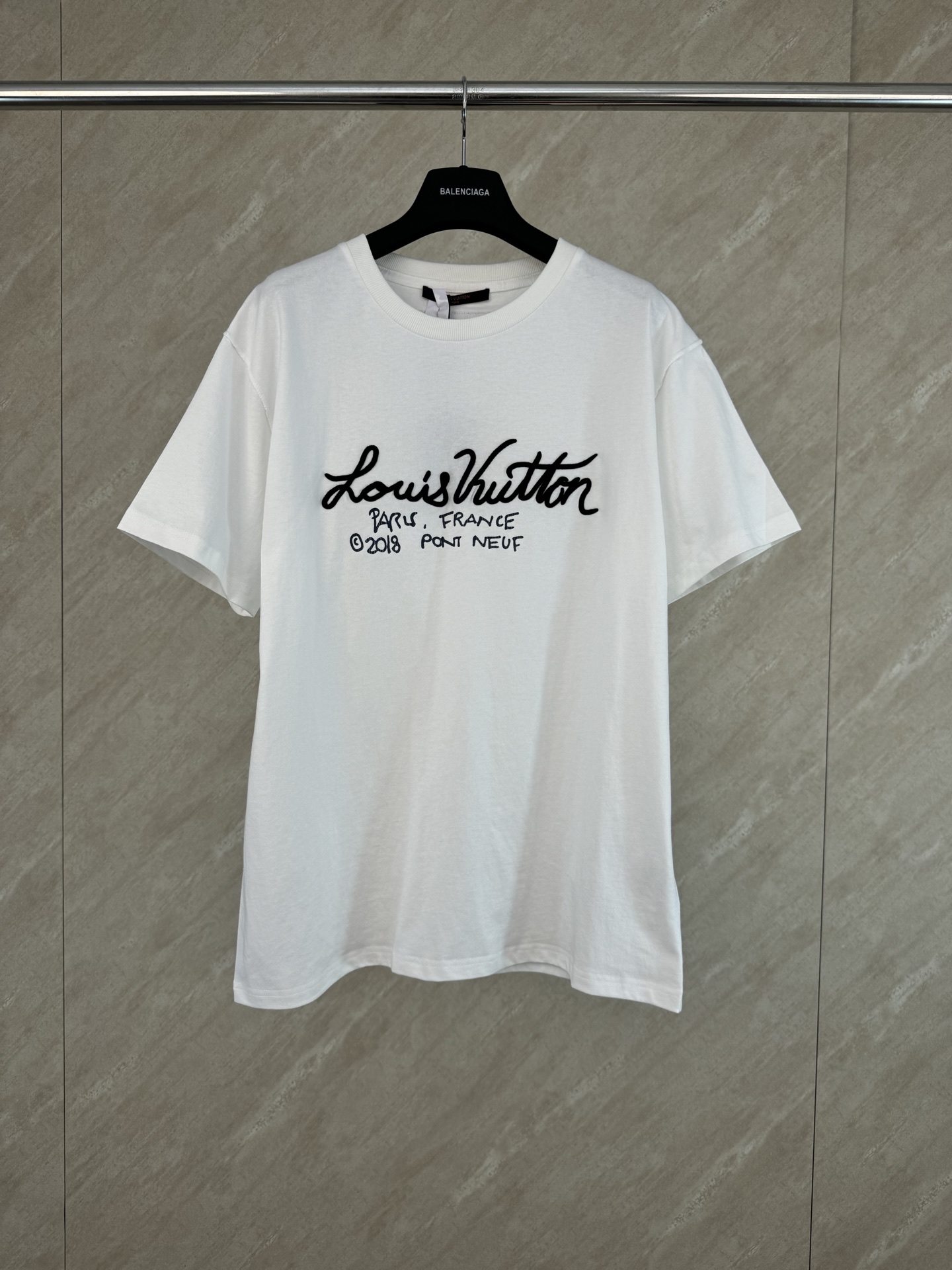 P120 1v clásico estampado bordado manga corta talla s m l xl