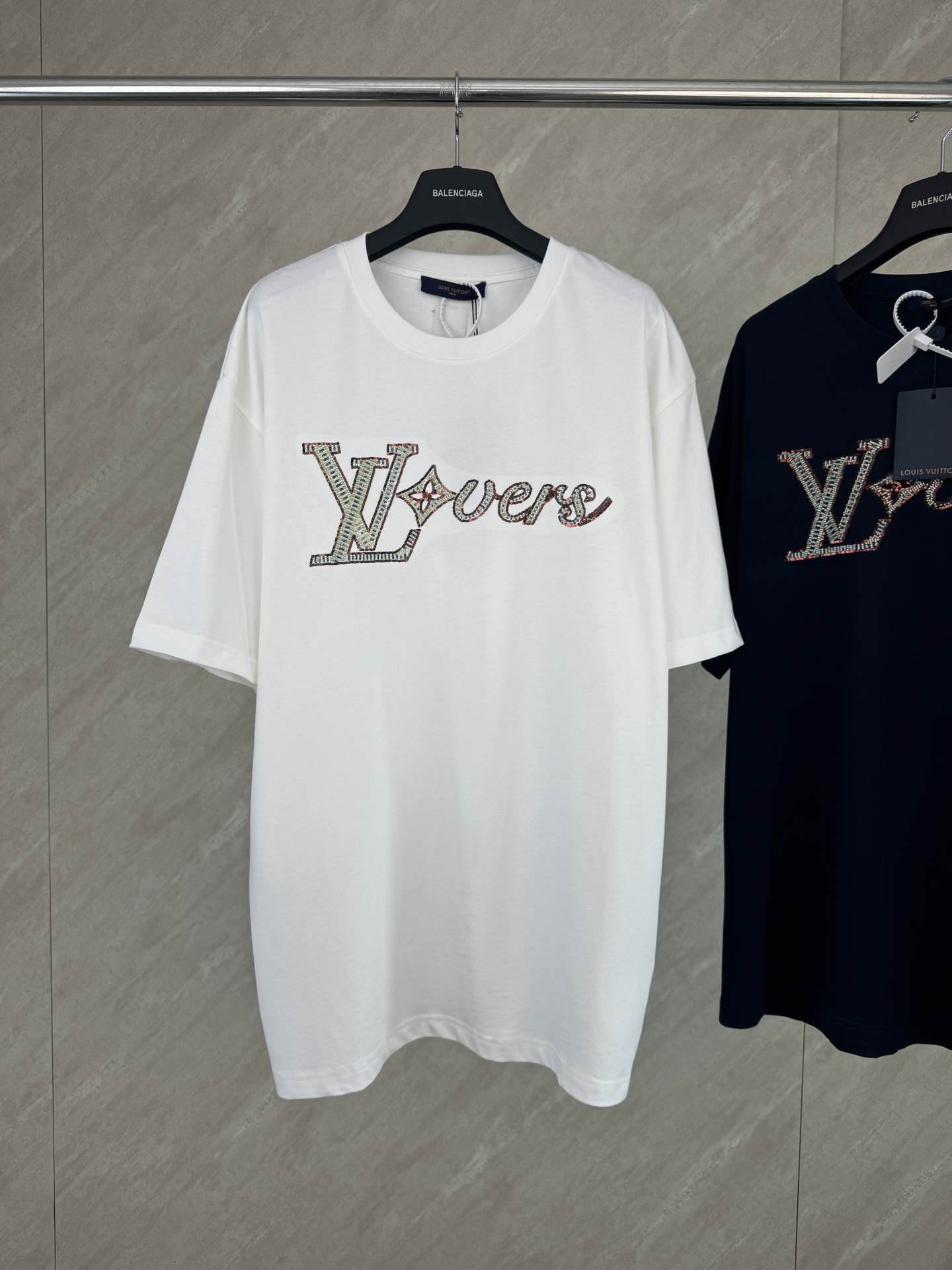 P140 1v 24SS letras camiseta de manga corta tallas s m l xl