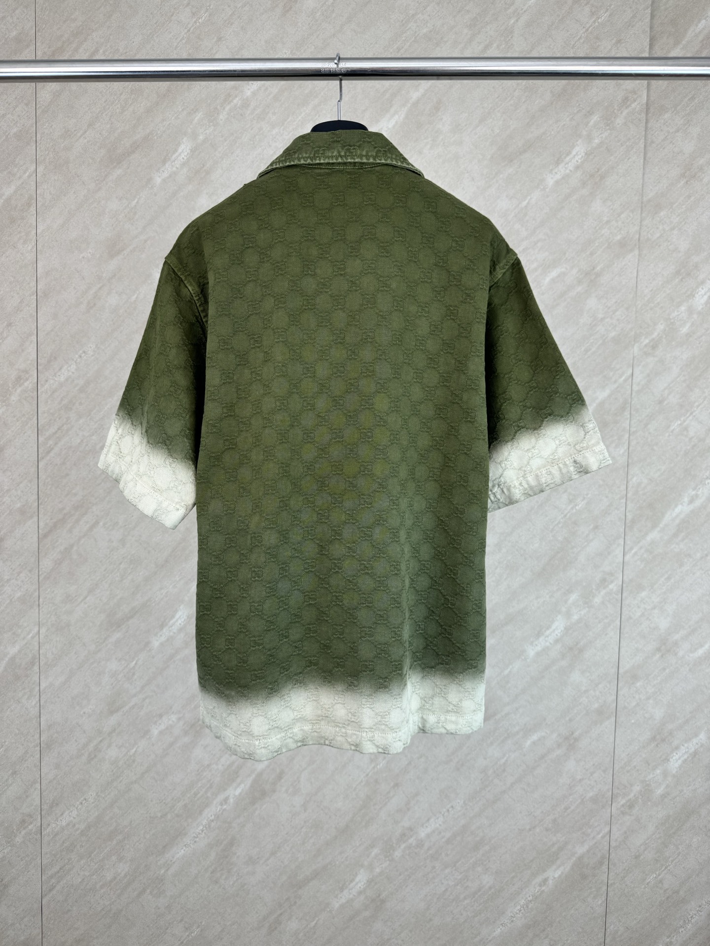 Gucci Gucci 古奇 暗纹双G提花渐变短袖牛仔