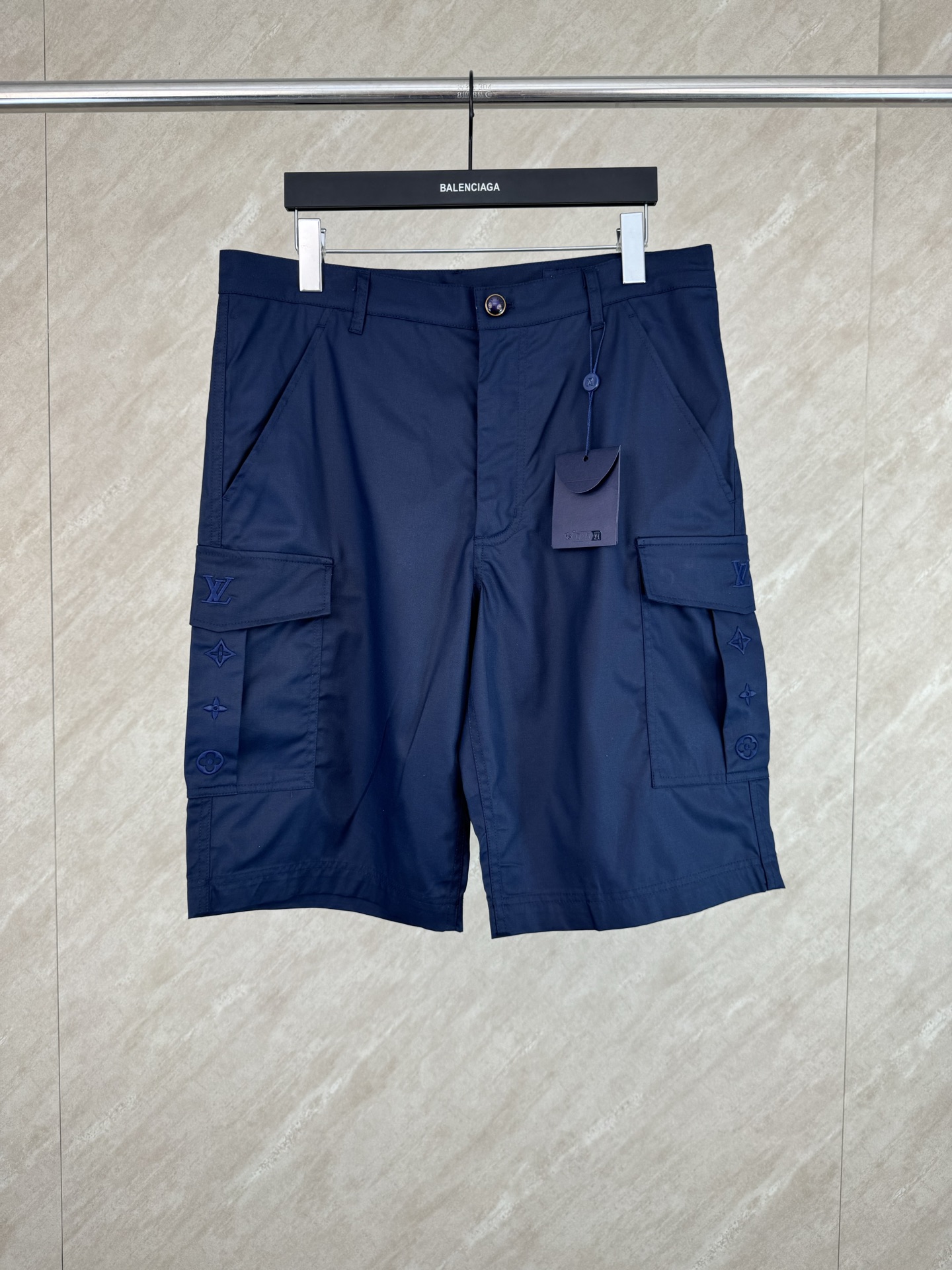 P210 1V 2026FW nuevos pantalones cortos de trabajo de verano talla 46 48 50 52 Confeccionados en fina mezcla de seda y …