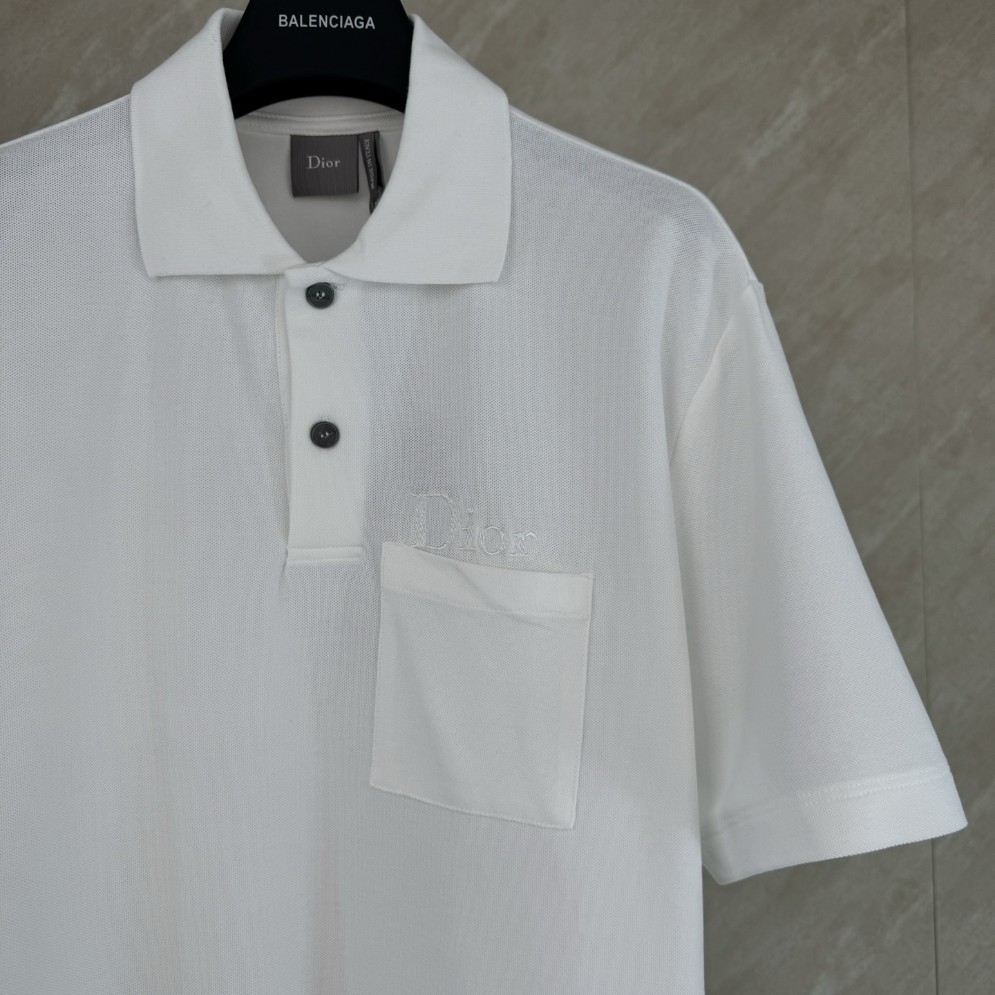 Dior Dior 迪奥 26SS 春夏新款口袋logo字母刺绣高品质翻领Polo短袖