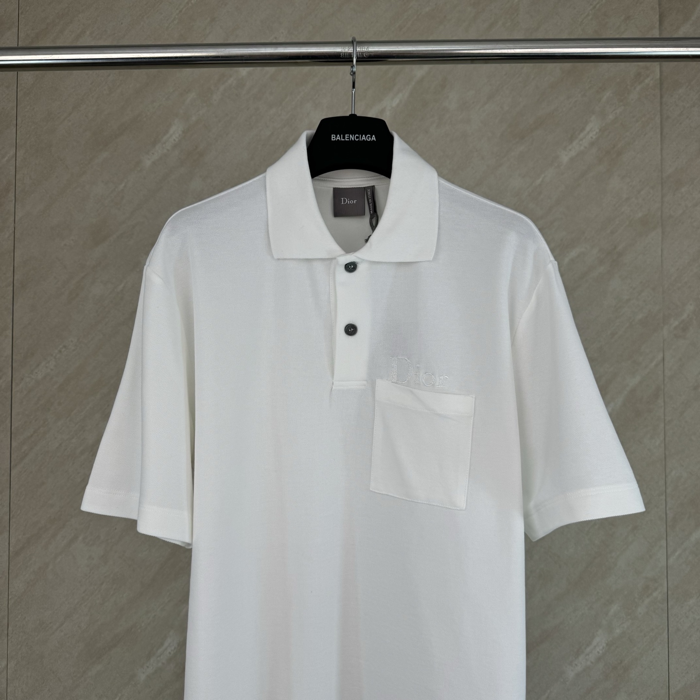 Dior Dior 迪奥 26SS 春夏新款口袋logo字母刺绣高品质翻领Polo短袖