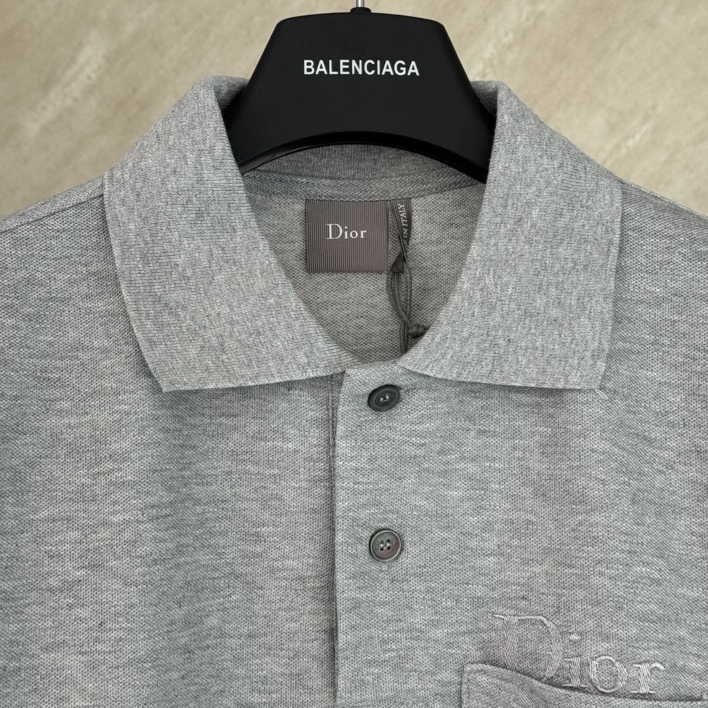 Dior Dior 迪奥 26SS 春夏新款口袋logo字母刺绣高品质翻领Polo短袖