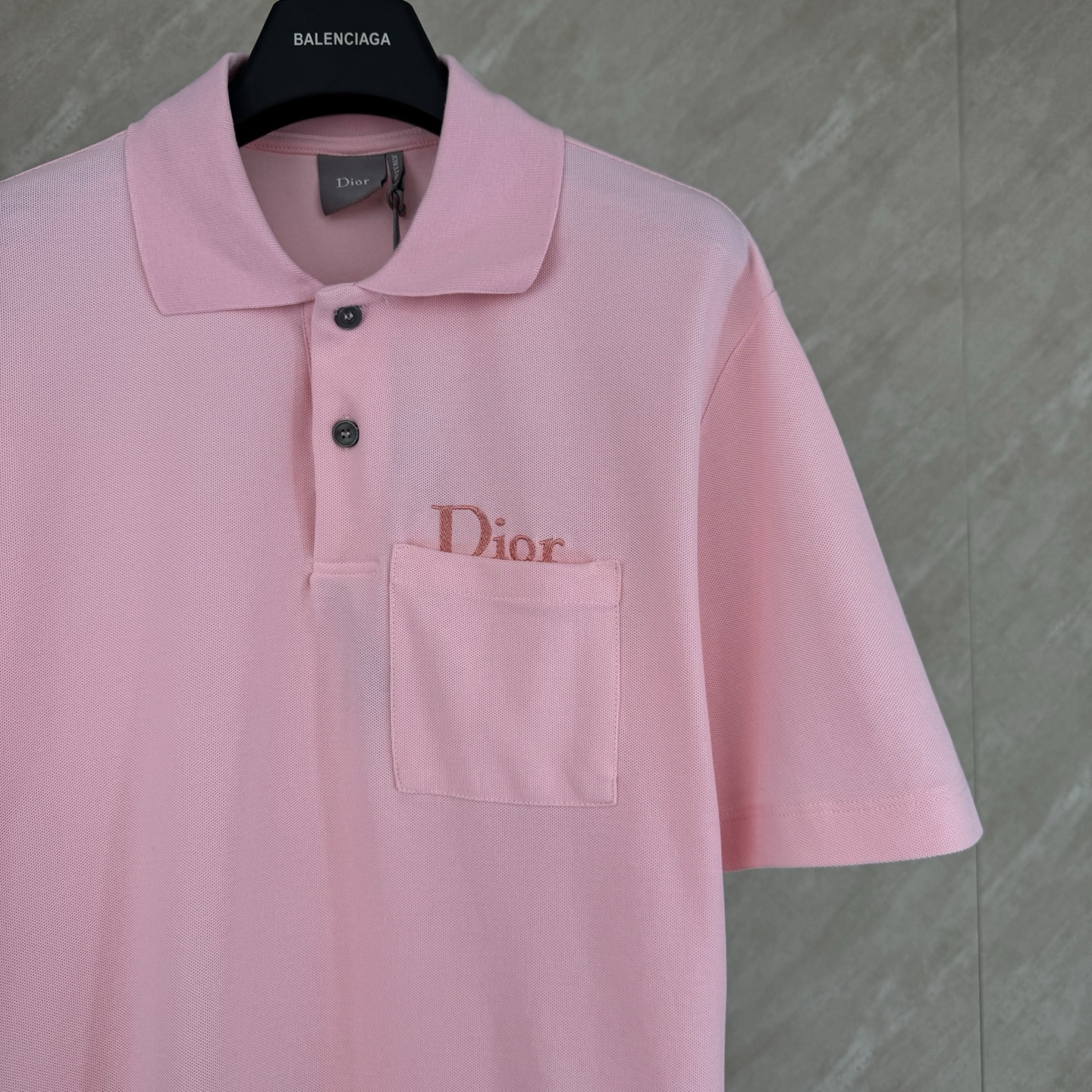 Dior Dior 迪奥 26SS 春夏新款口袋logo字母刺绣高品质翻领Polo短袖