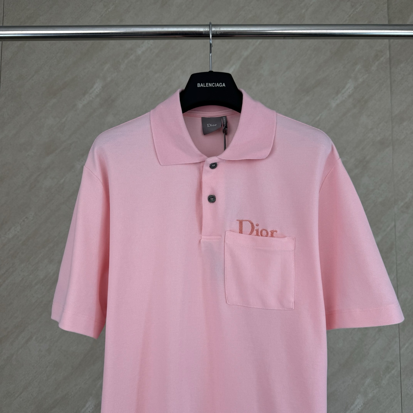 Dior Dior 迪奥 26SS 春夏新款口袋logo字母刺绣高品质翻领Polo短袖