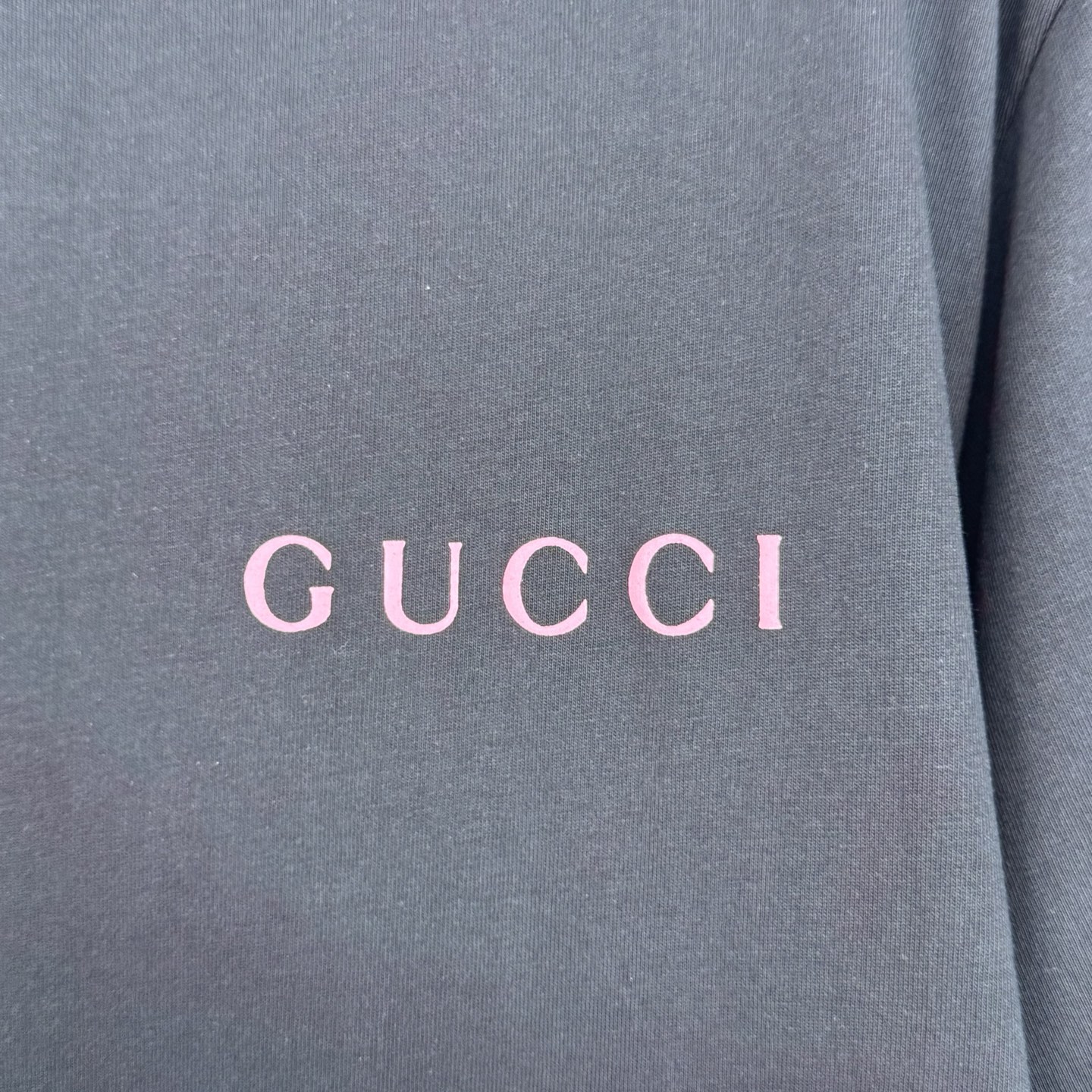 Gucci GUCCI 古奇 26SS平纹针织棉质圆领短袖T恤