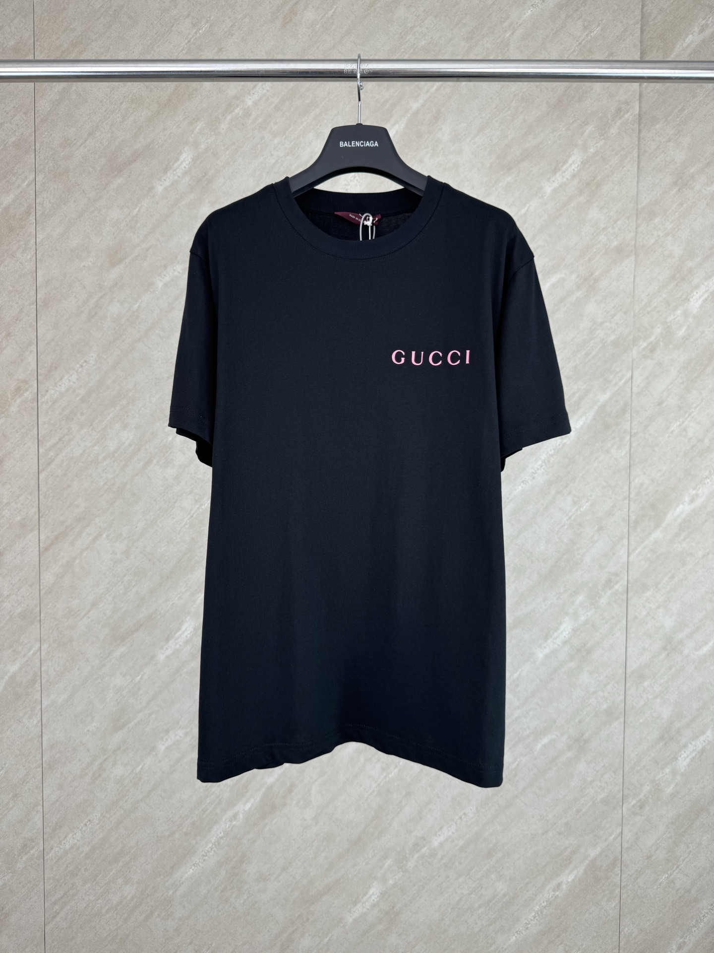 Gucci GUCCI 古奇 26SS平纹针织棉质圆领短袖T恤