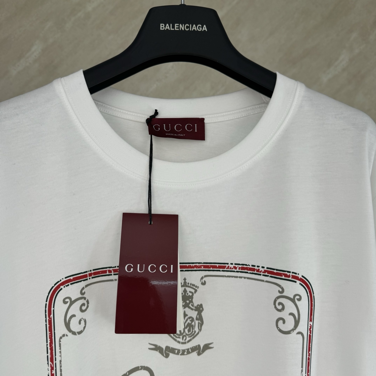 Gucci Gucci 古奇 26ss春夏新款典藏标识“Gucci Firenze Since 1921”短袖T恤