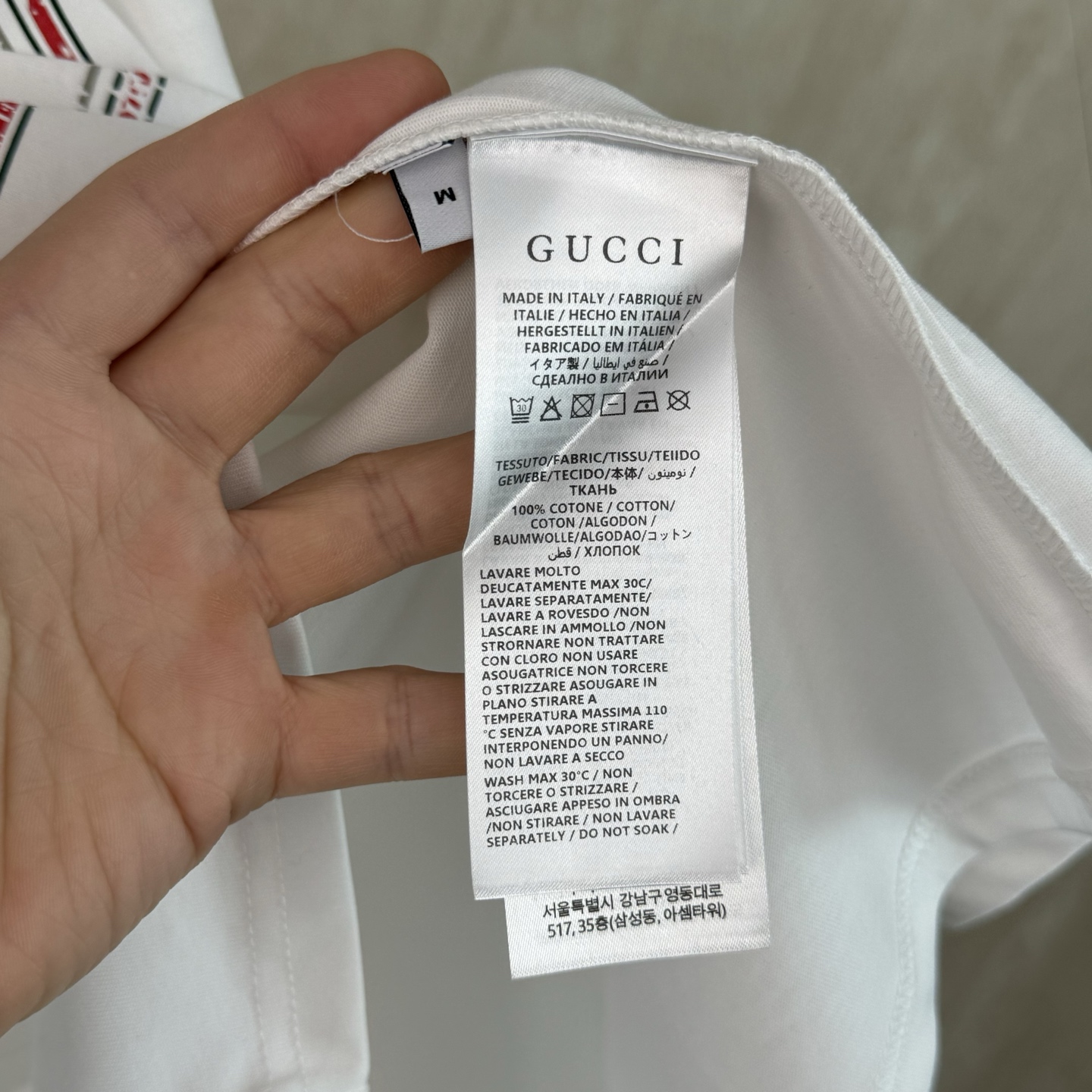 Gucci Gucci 古奇 26ss春夏新款典藏标识“Gucci Firenze Since 1921”短袖T恤