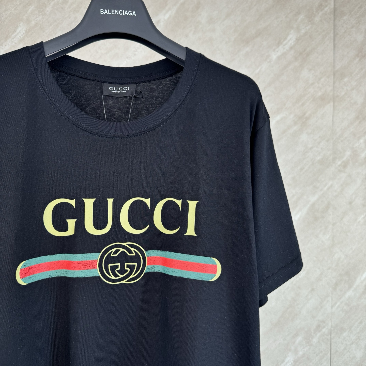 Gucci Gucci 古奇 2026春夏系列 款双G字母logo印花短袖T恤