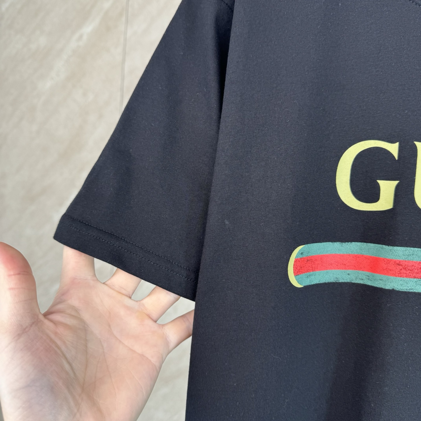 Gucci Gucci 古奇 2026春夏系列 款双G字母logo印花短袖T恤