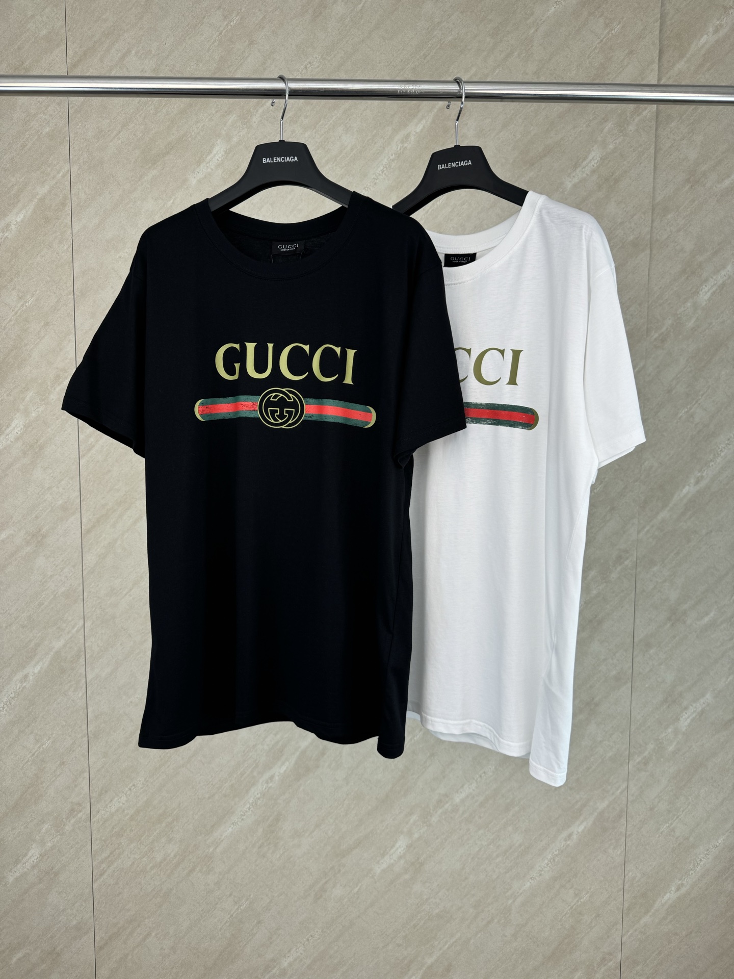 Gucci Gucci 古奇 2026春夏系列 款双G字母logo印花短袖T恤