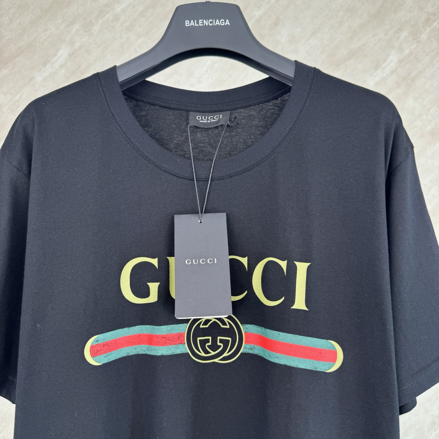 Gucci Gucci 古奇 2026春夏系列 款双G字母logo印花短袖T恤