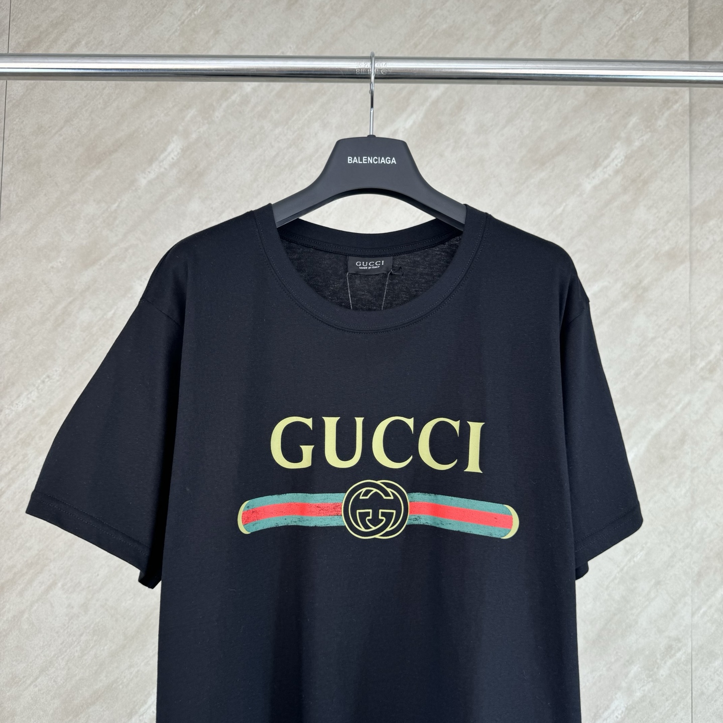 Gucci Gucci 古奇 2026春夏系列 款双G字母logo印花短袖T恤
