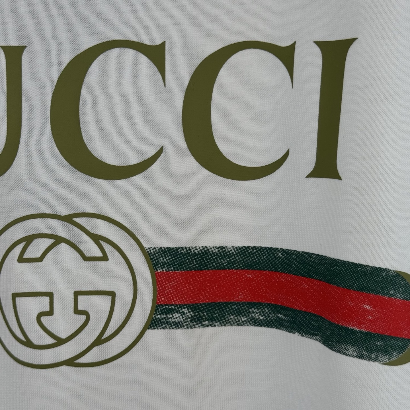 Gucci Gucci 古奇 2026春夏系列 款双G字母logo印花短袖T恤