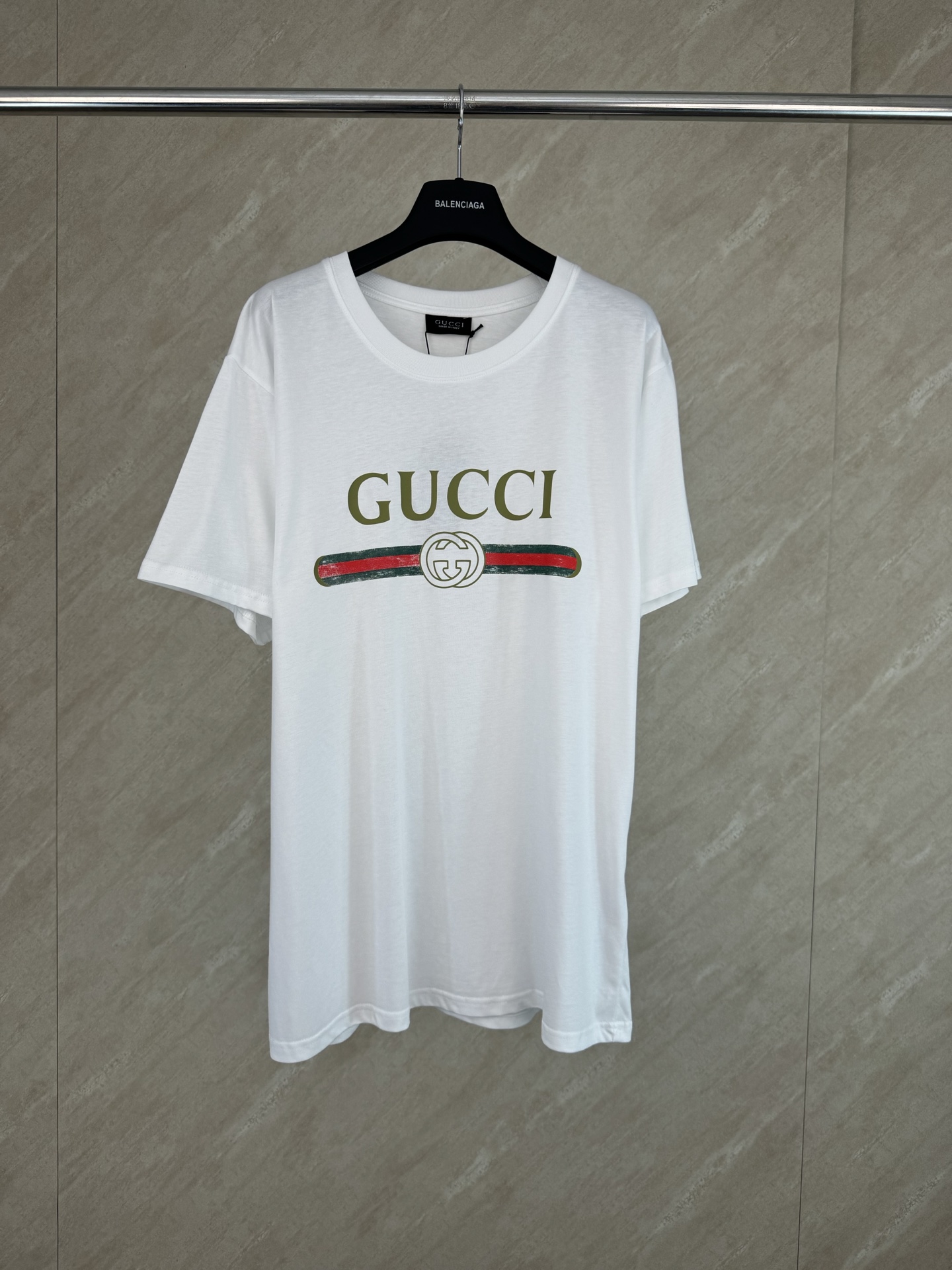 Gucci Gucci 古奇 2026春夏系列 款双G字母logo印花短袖T恤