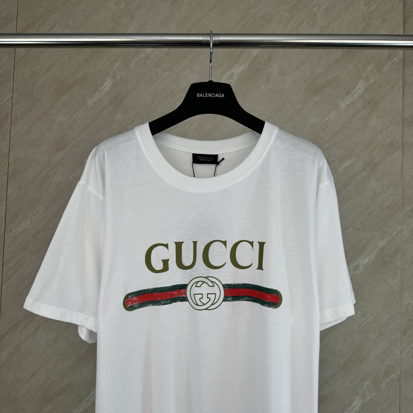 Gucci Gucci 古奇 2026春夏系列 款双G字母logo印花短袖T恤