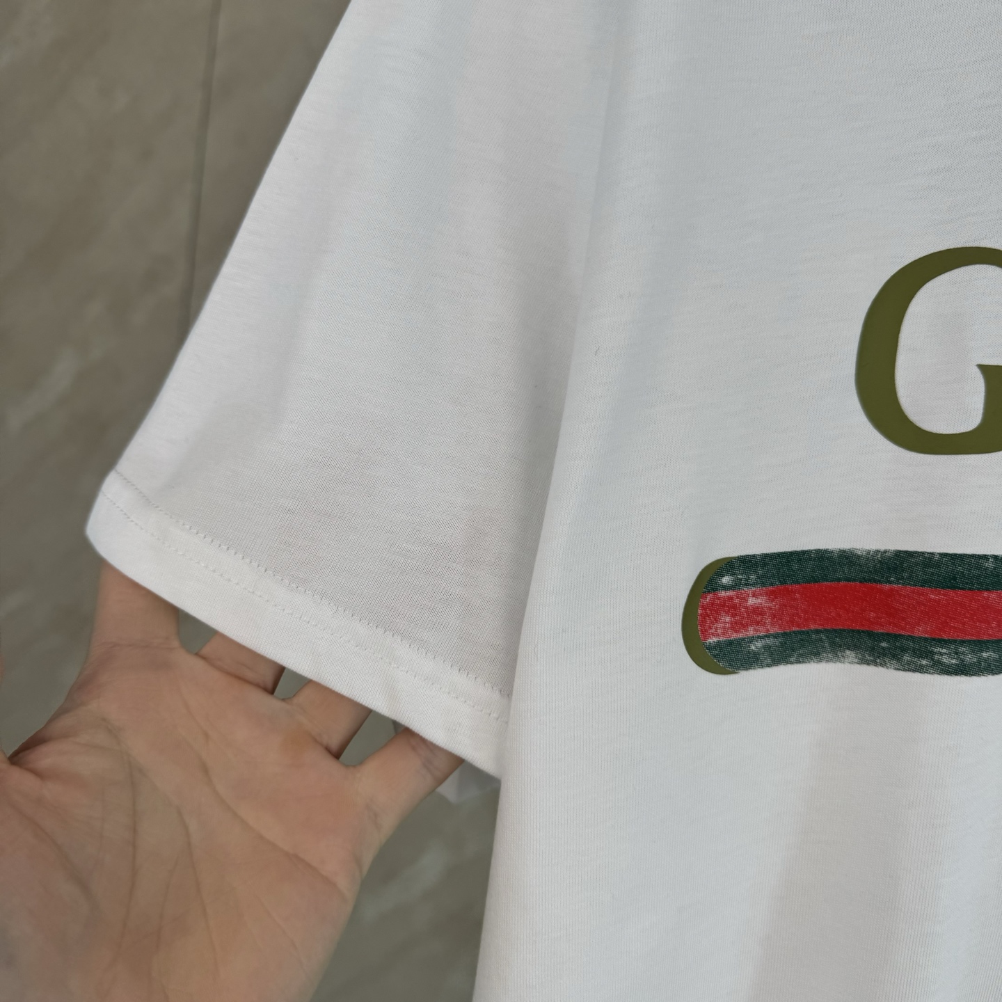 Gucci Gucci 古奇 2026春夏系列 款双G字母logo印花短袖T恤