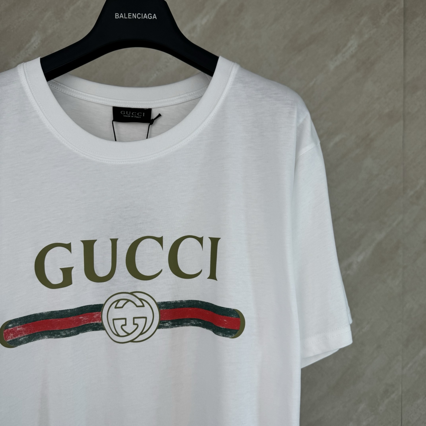 Gucci Gucci 古奇 2026春夏系列 款双G字母logo印花短袖T恤