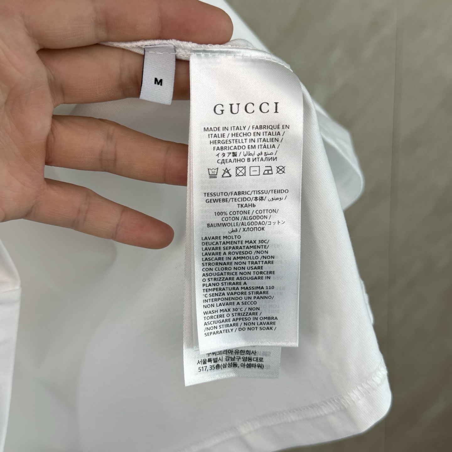Gucci Gucci 古奇 2026春夏系列 款双G字母logo印花短袖T恤