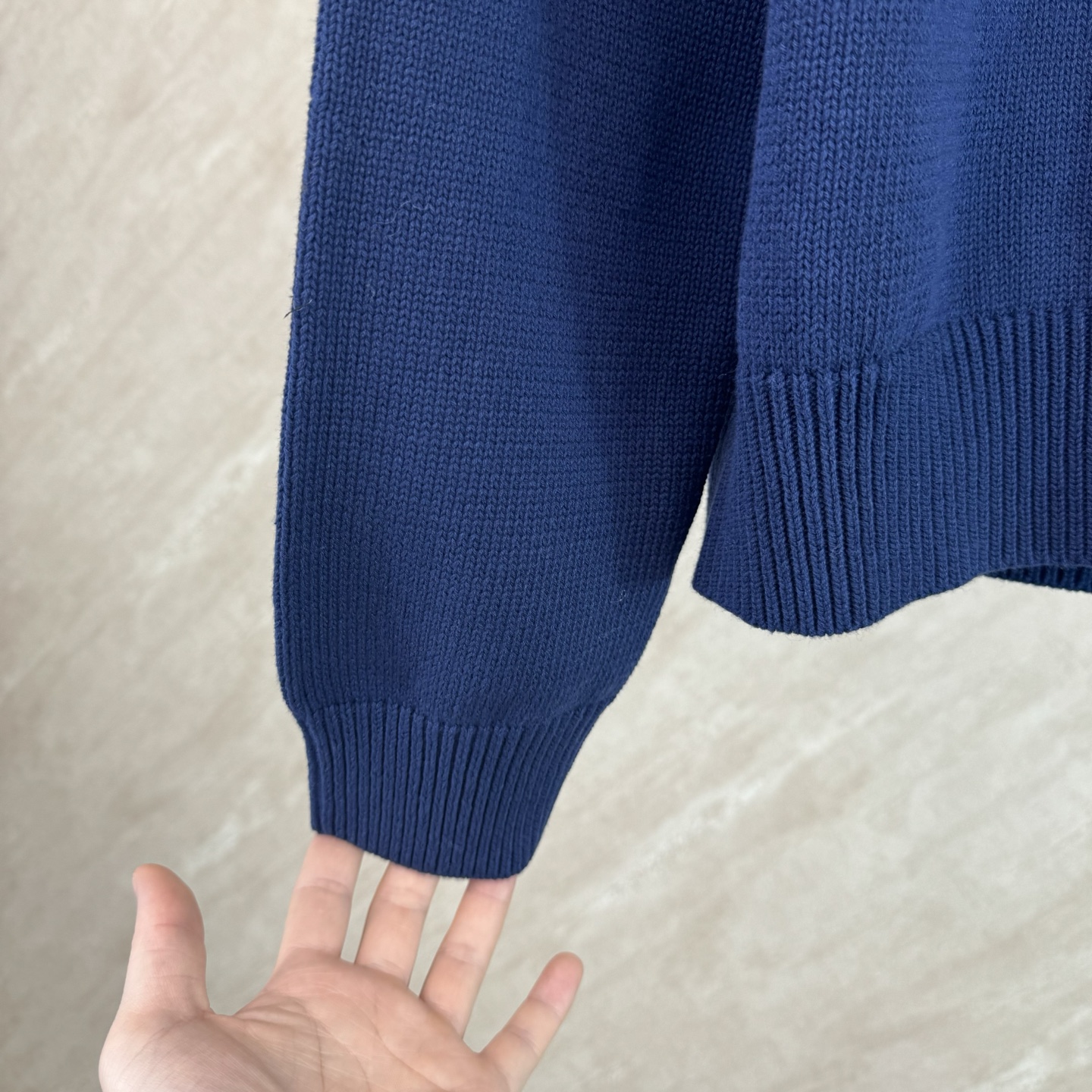 Dior Dior 迪奥 SS26新款 Obilque拼接字母口袋袖肘针织衫毛衣