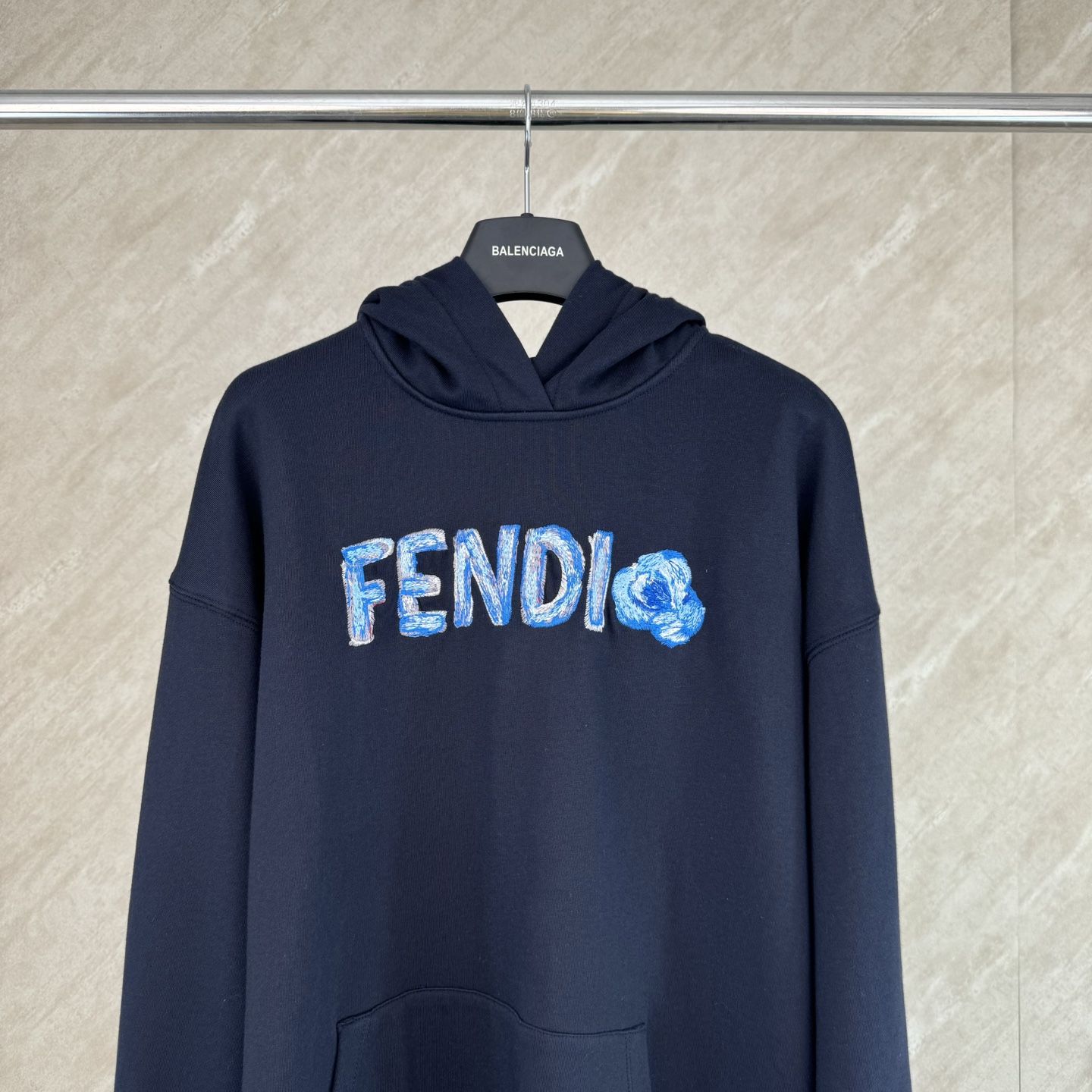 Fendi FENDI 芬迪 饰刺绣连帽卫衣