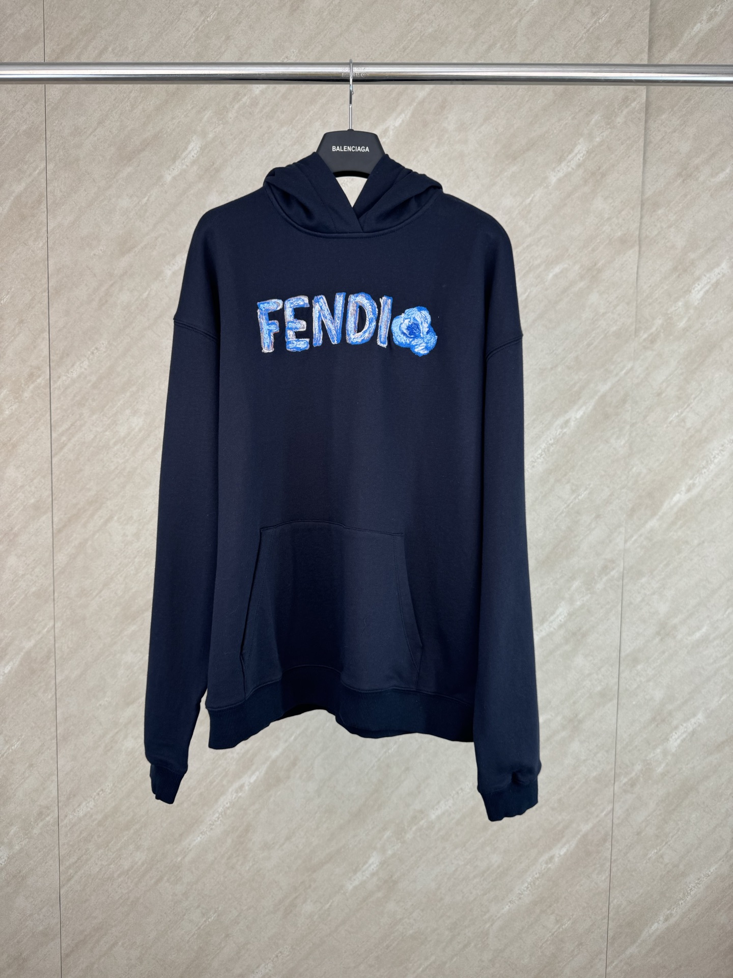 Fendi FENDI 芬迪 饰刺绣连帽卫衣