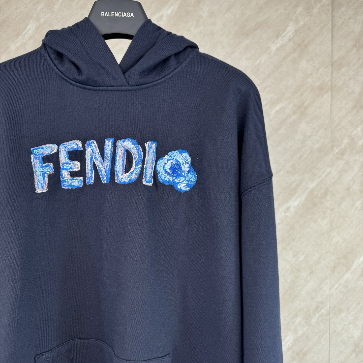 Fendi FENDI 芬迪 饰刺绣连帽卫衣