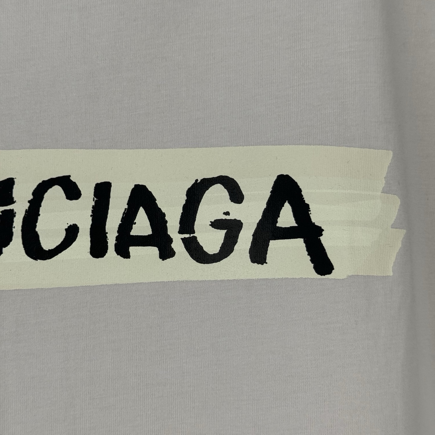 Balenciaga BALENCIAGA 巴黎世家 26SS做旧褪色圆领短袖T恤
