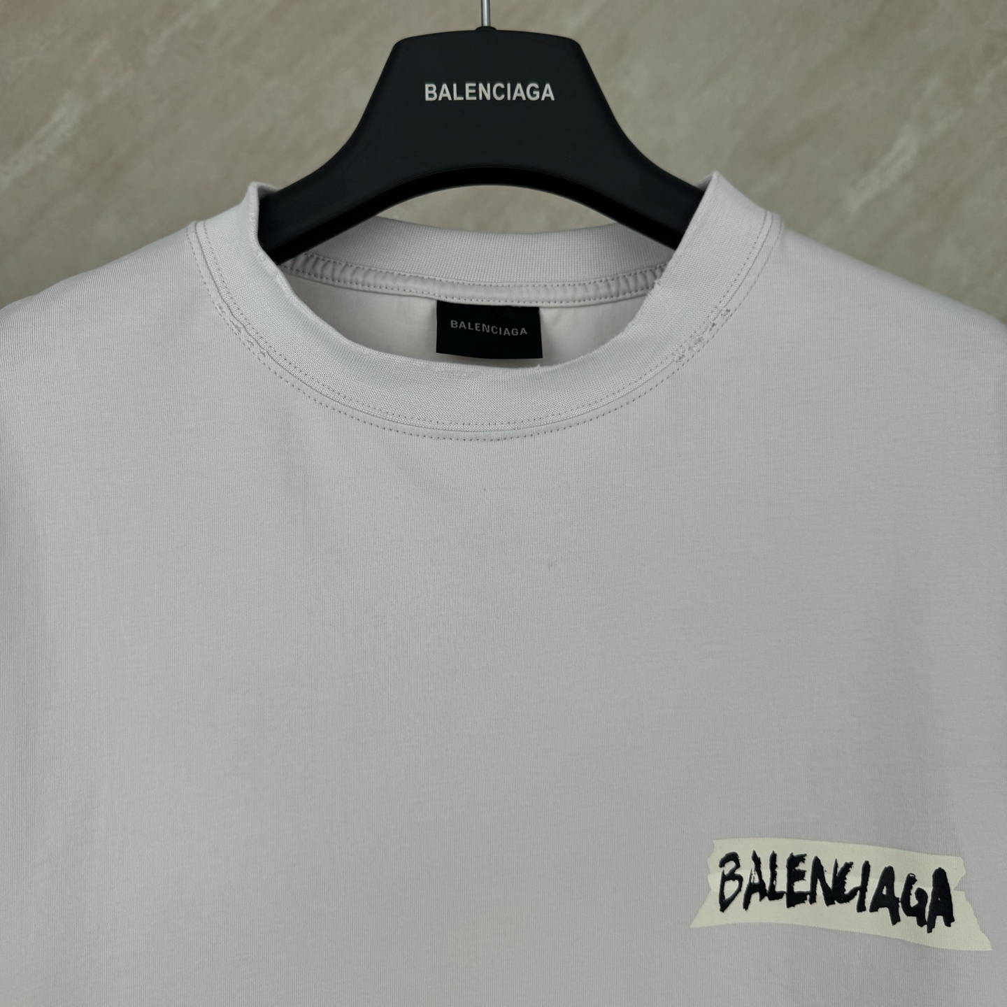 Balenciaga BALENCIAGA 巴黎世家 26SS做旧褪色圆领短袖T恤