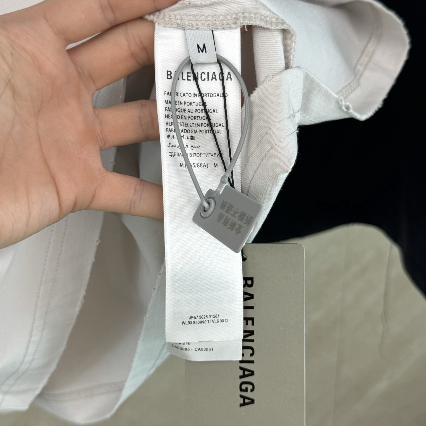 Balenciaga BALENCIAGA 巴黎世家 26SS做旧褪色圆领短袖T恤