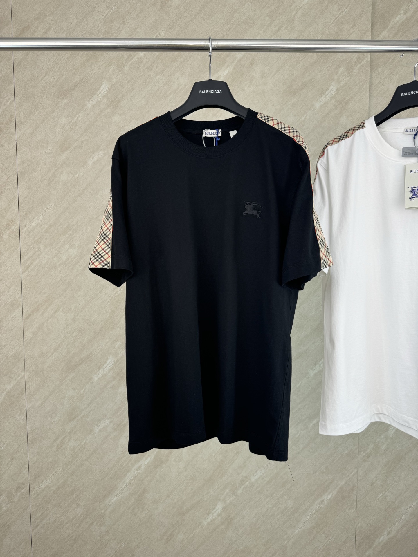 Burberry BURBERRY 巴宝莉 26SS格纹装饰棉质短袖T恤