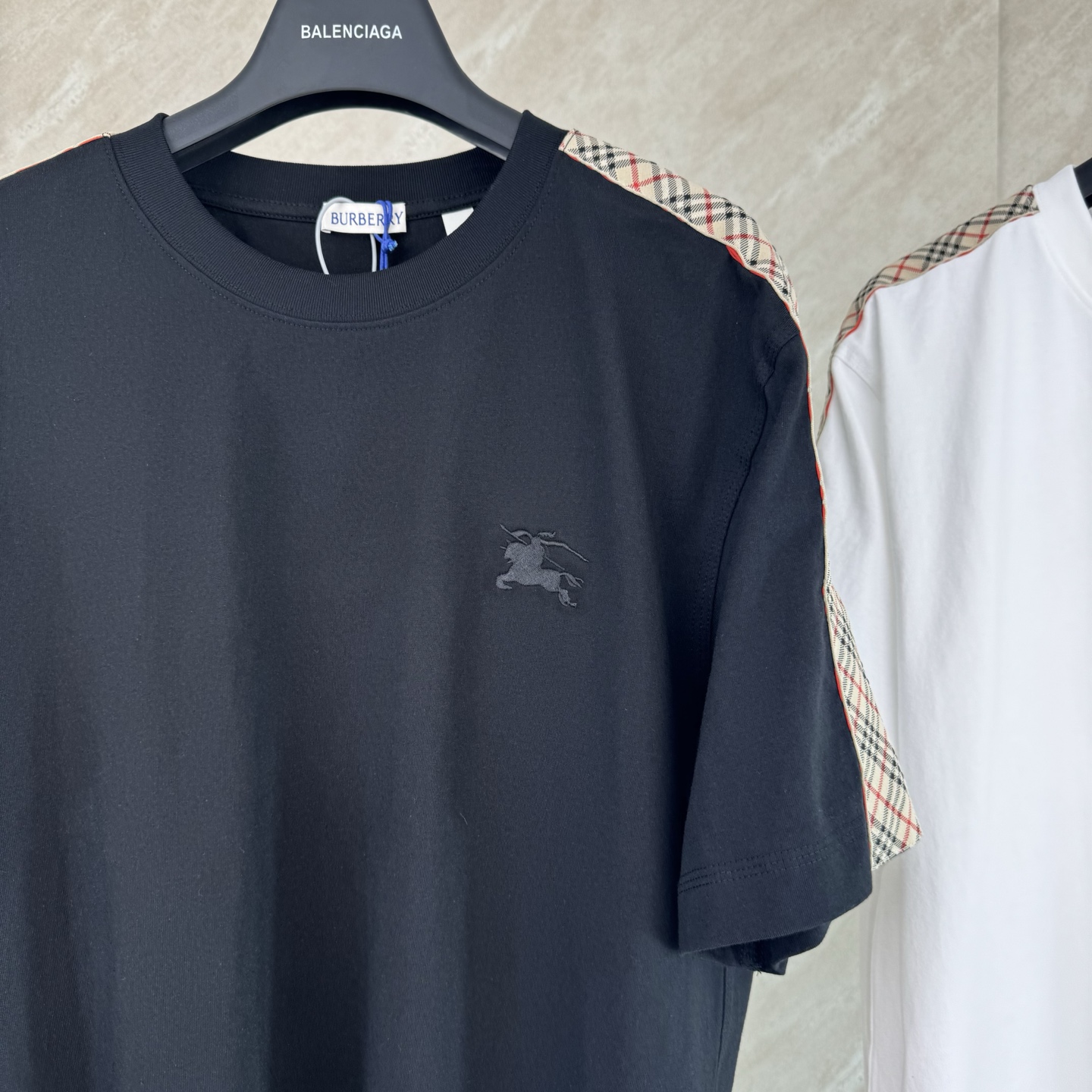 Burberry BURBERRY 巴宝莉 26SS格纹装饰棉质短袖T恤