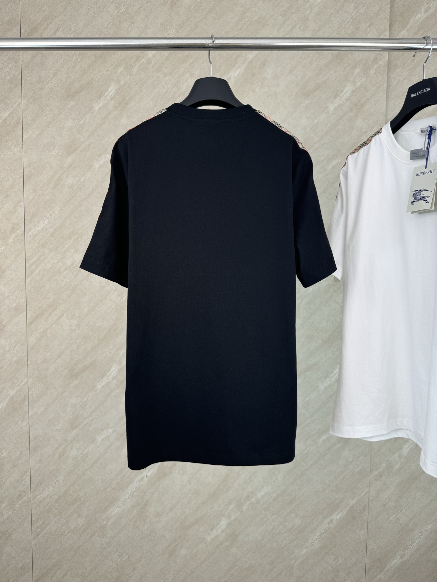 Burberry BURBERRY 巴宝莉 26SS格纹装饰棉质短袖T恤