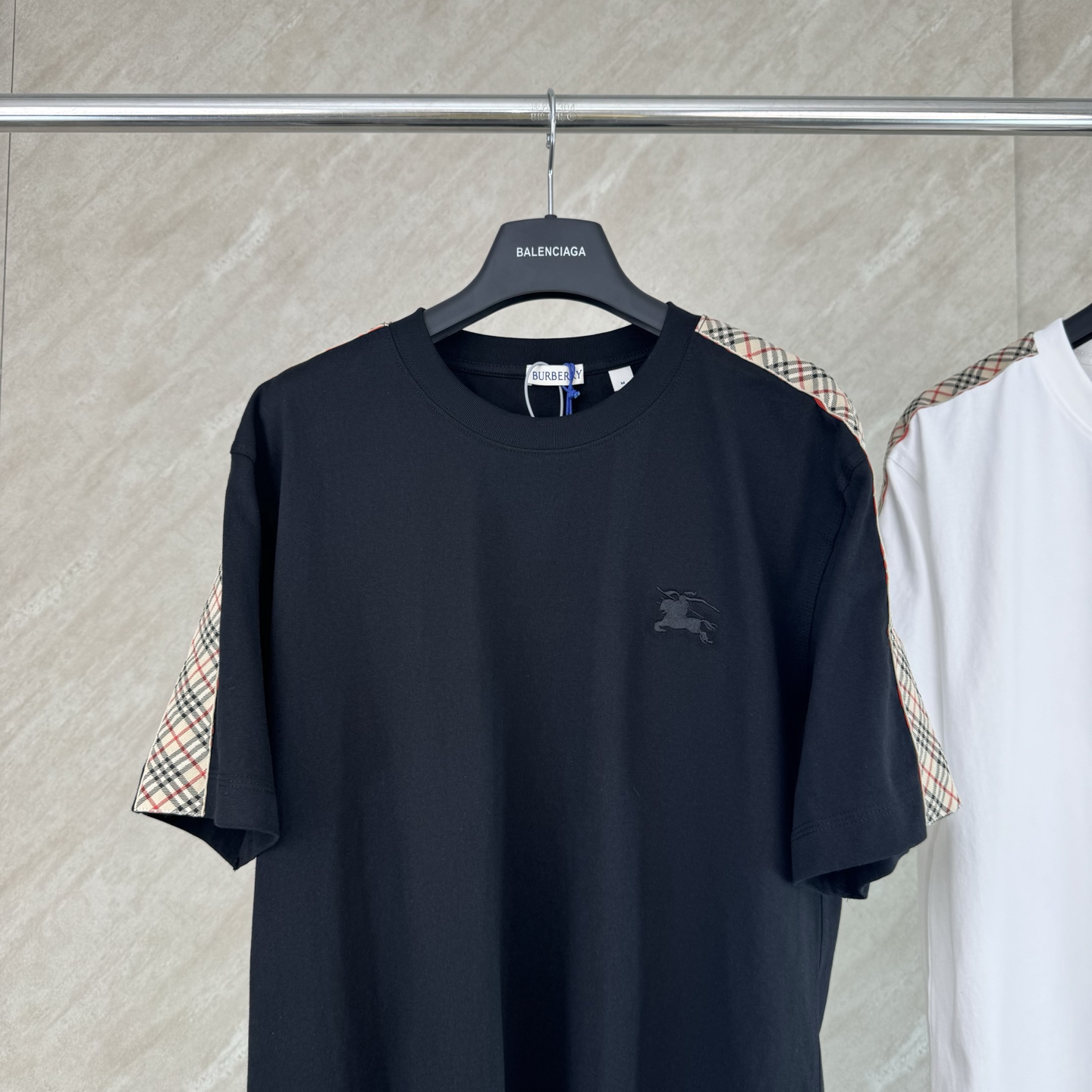 Burberry BURBERRY 巴宝莉 26SS格纹装饰棉质短袖T恤