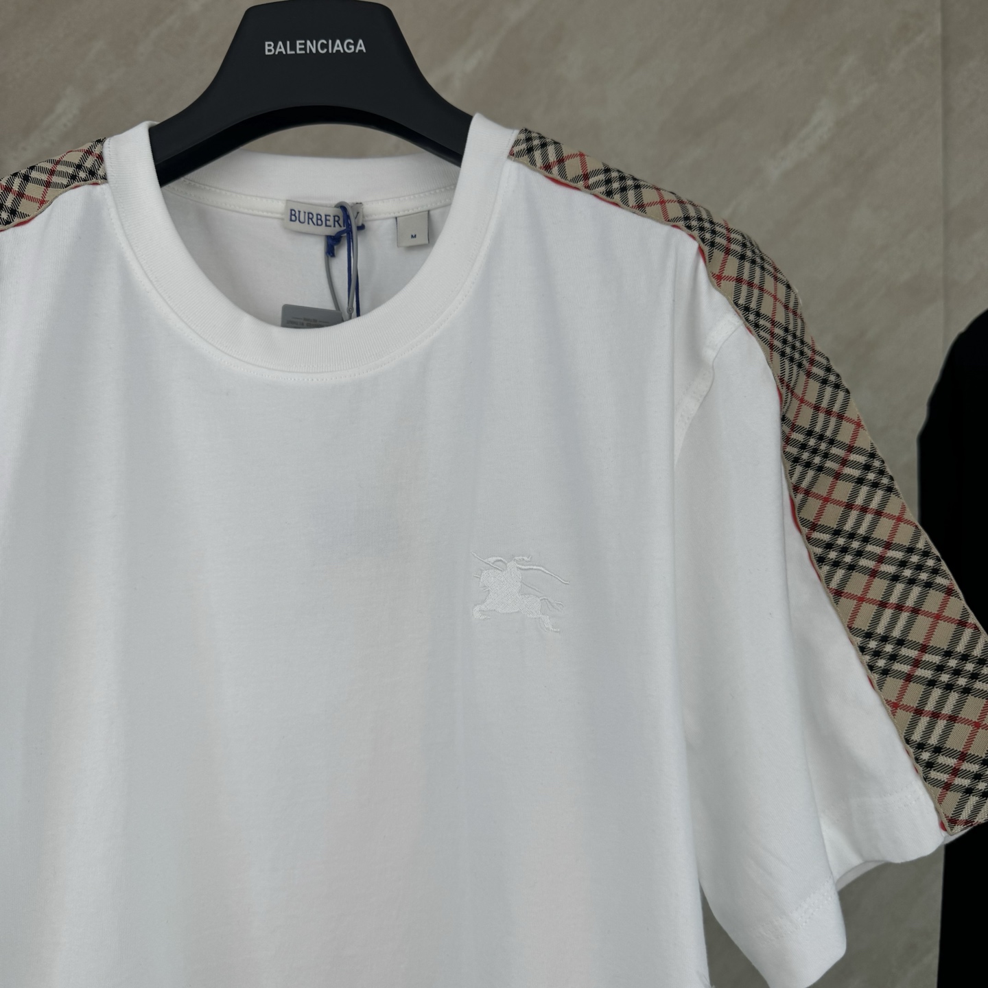 Burberry BURBERRY 巴宝莉 26SS格纹装饰棉质短袖T恤