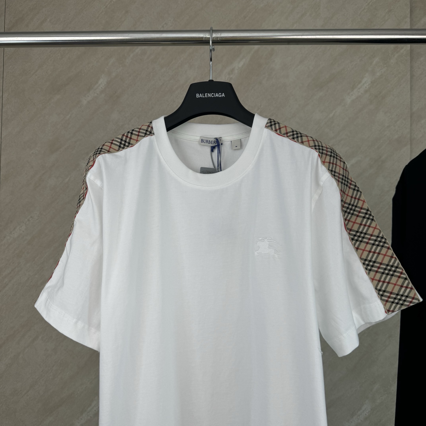 Burberry BURBERRY 巴宝莉 26SS格纹装饰棉质短袖T恤