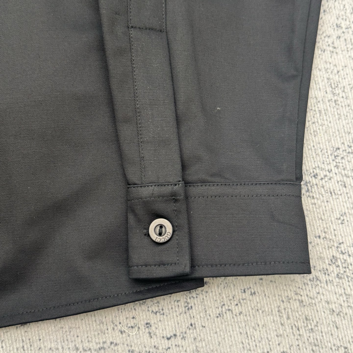 Gucci Gucci 古奇 SS26 字母皇冠标识印花斜纹棉质长袖衬衫
