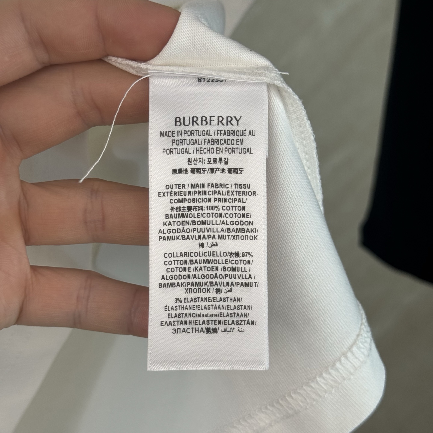 Burberry Burberry 巴宝莉 BBr字母徽标装饰棉质短袖T恤