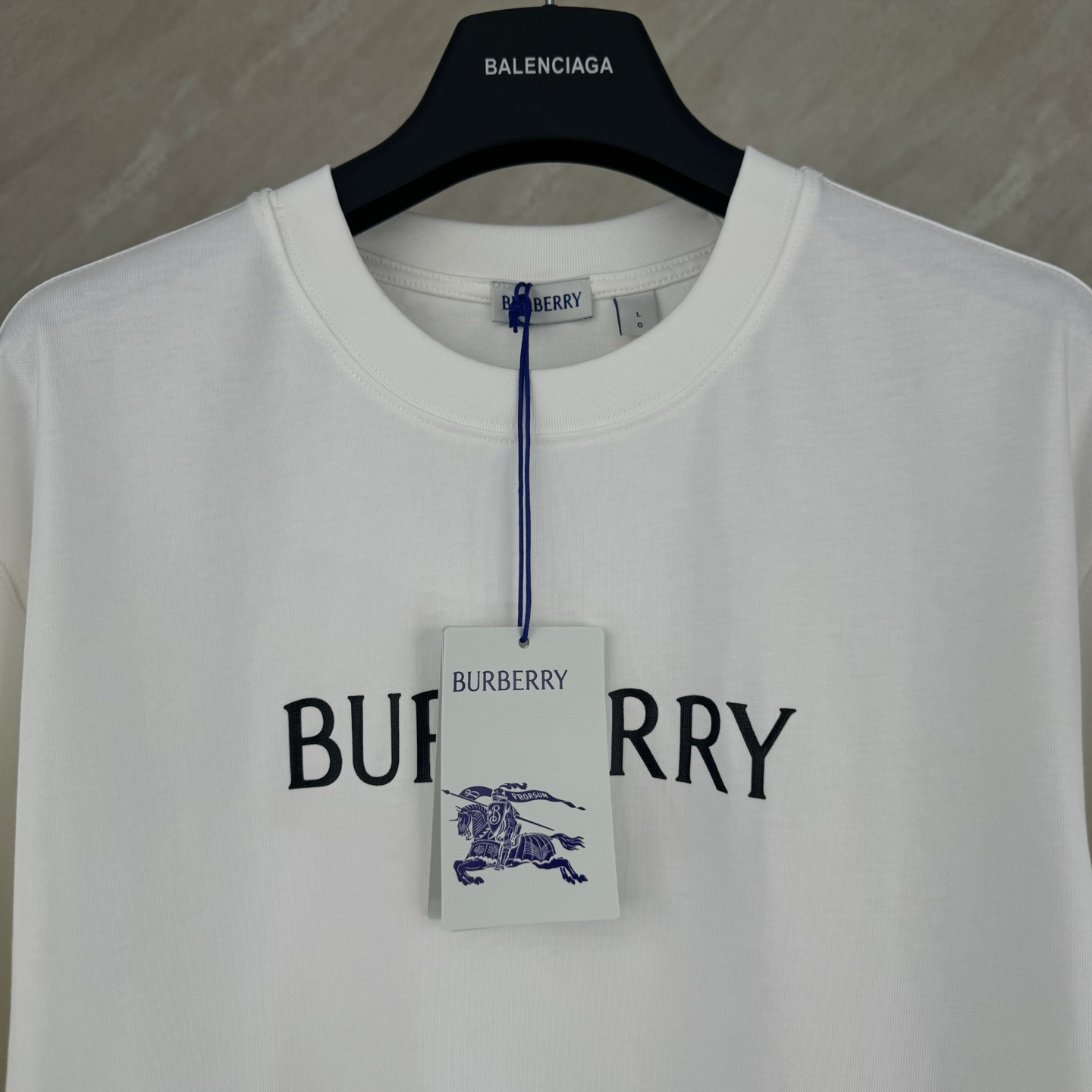 Burberry Burberry 巴宝莉 BBr字母徽标装饰棉质短袖T恤