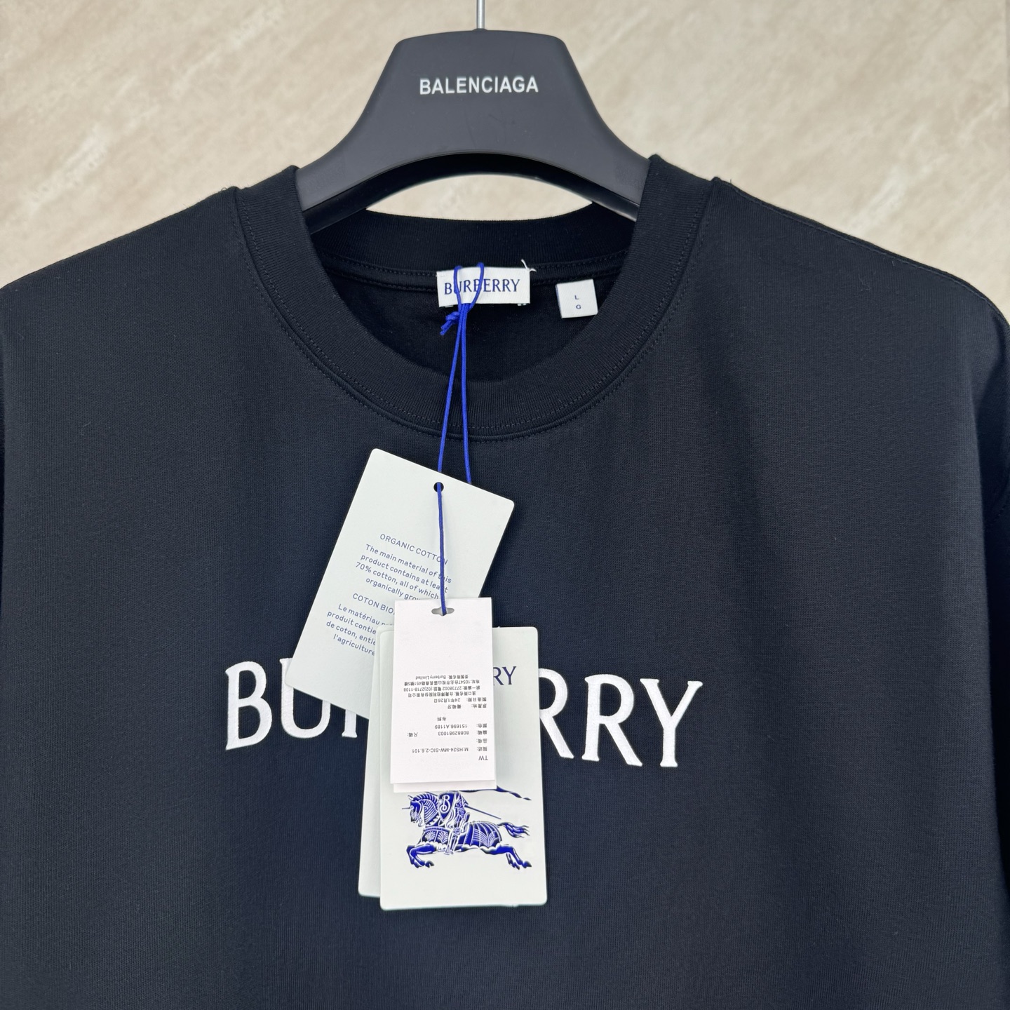 Burberry Burberry 巴宝莉 BBr字母徽标装饰棉质短袖T恤