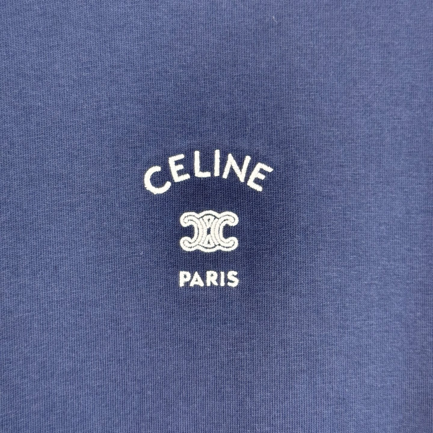 Celine Celine 赛琳 SS26 凯旋门字母标识刺绣短袖T恤