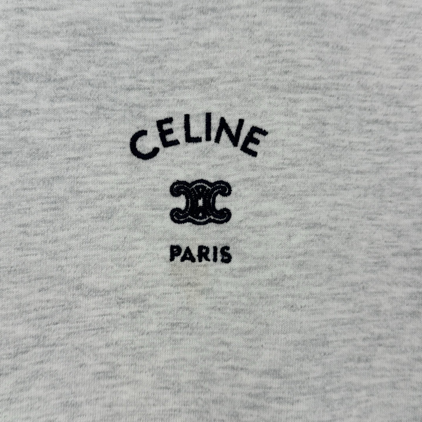 Celine Celine 赛琳 SS26 凯旋门字母标识刺绣短袖T恤