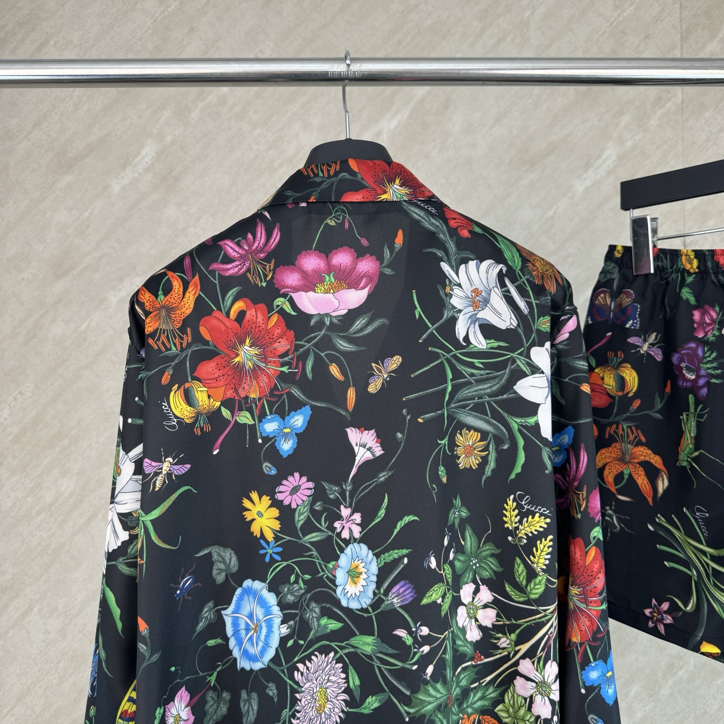 Gucci Gucci古奇 SS26 春夏新款满印花卉印花府绸长袖衬衫