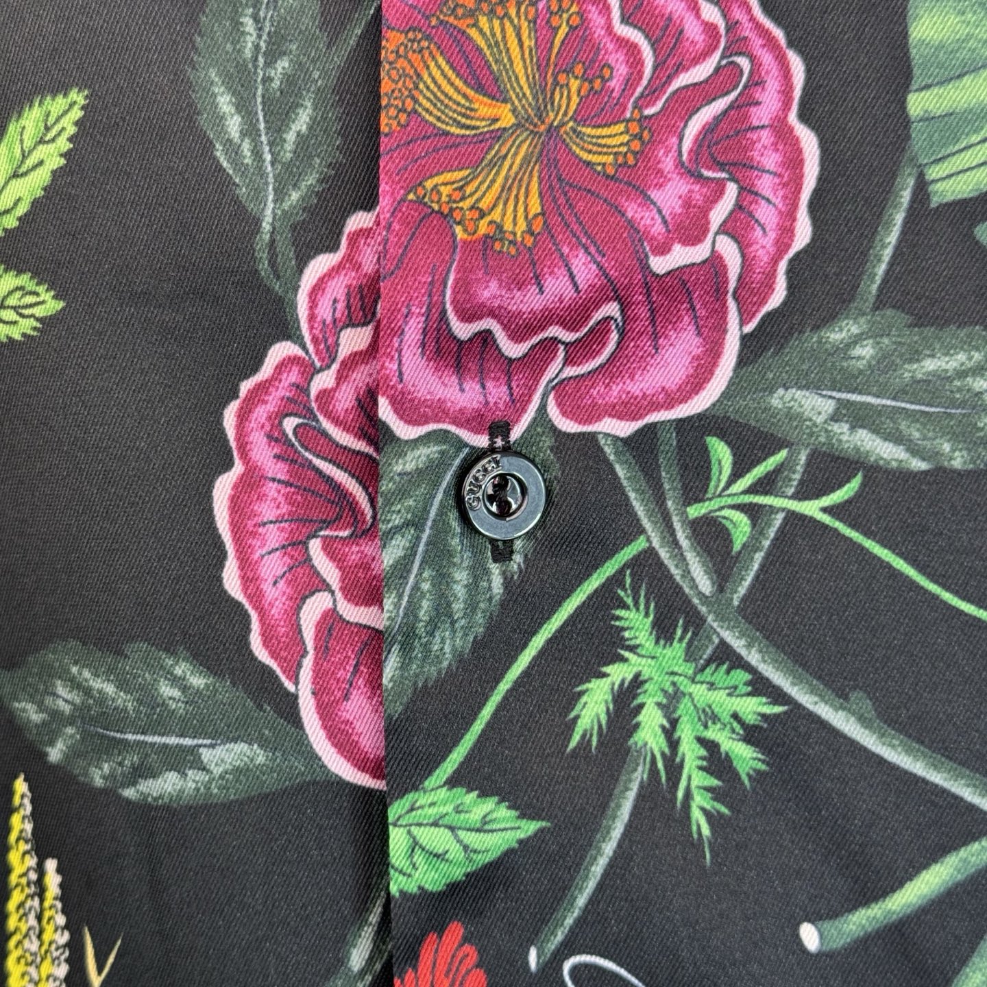 Gucci Gucci古奇 SS26 春夏新款满印花卉印花府绸长袖衬衫