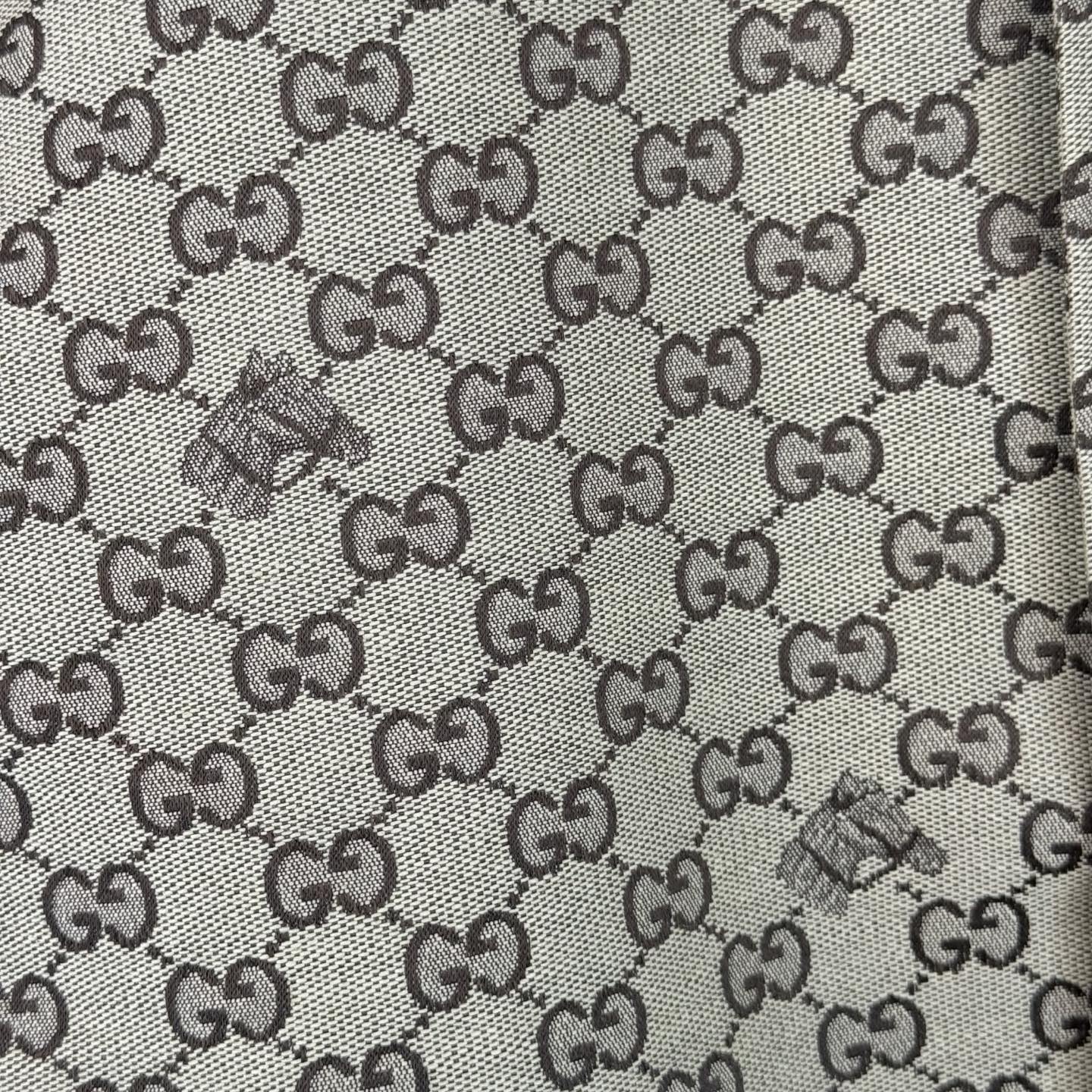 Gucci Gucci 古奇 亚麻混纺马年刺绣短袖衬衫