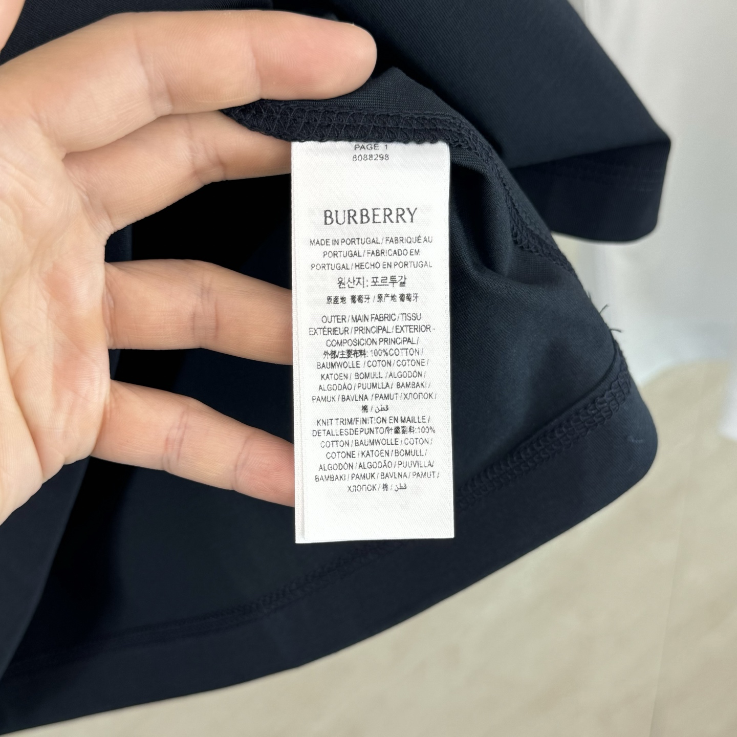 Burberry Burberry 巴宝莉 26SS马术骑士刺绣棉质短袖T恤