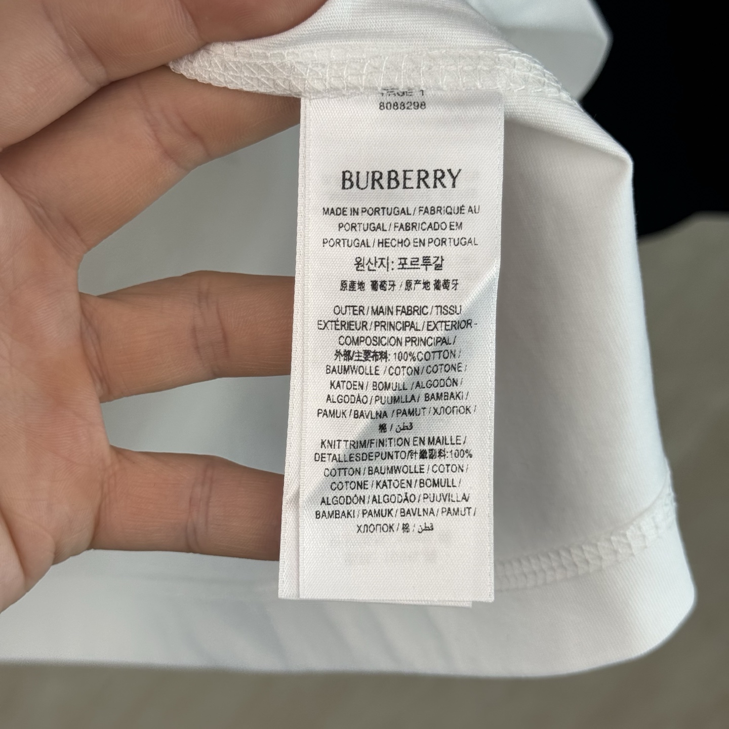 Burberry Burberry 巴宝莉 26SS马术骑士刺绣棉质短袖T恤