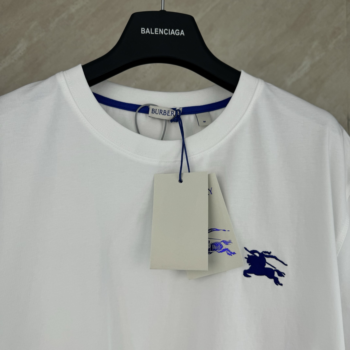 Burberry Burberry 巴宝莉 26SS马术骑士刺绣棉质短袖T恤
