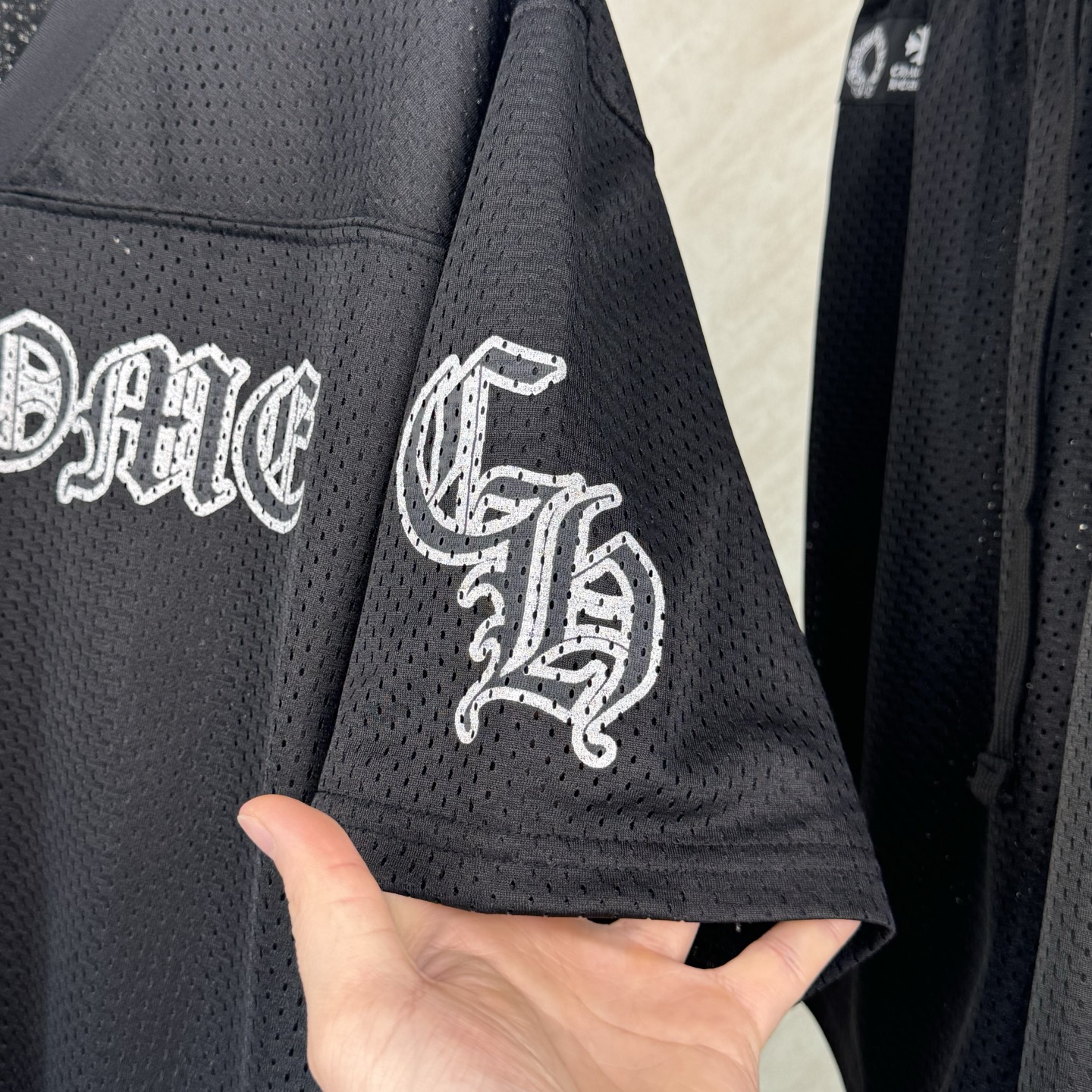 Chrome Hearts Chrome Hearts 克罗心 冰球服系列镀银短袖T恤
